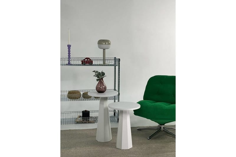 Soffbordssats Miu Dual Vit - Vit - Möbler - Bord & matgrupp - Soffbord