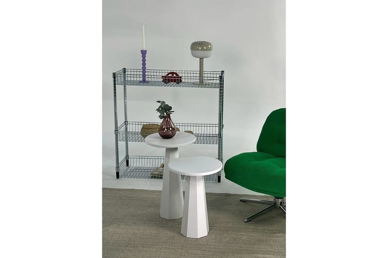 Soffbordssats Miu Dual Vit - Vit - Möbler - Bord & matgrupp - Soffbord