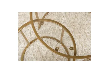 Soffbordssats Naruram Rany - Guld - Möbler - Bord & matgrupp - Soffbord