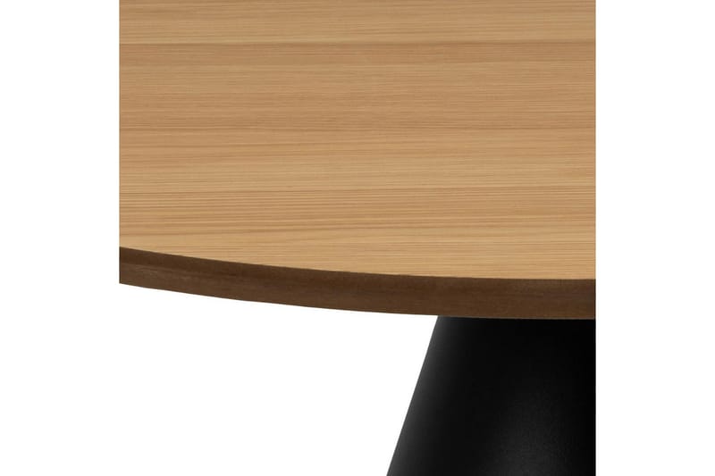 Soli Ø65 cm Runt Soffbord i Trä med Konformad Fot - Beige - Möbler - Bord & matgrupp - Soffbord