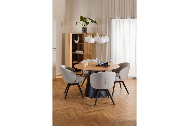 Soli Matbord 120x120 cm Rund - Natur - Möbler - Bord & matgrupp - Matbord & köksbord