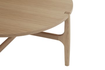 Solo Soffbord 80 cm - Ek - Möbler - Bord & matgrupp - Soffbord