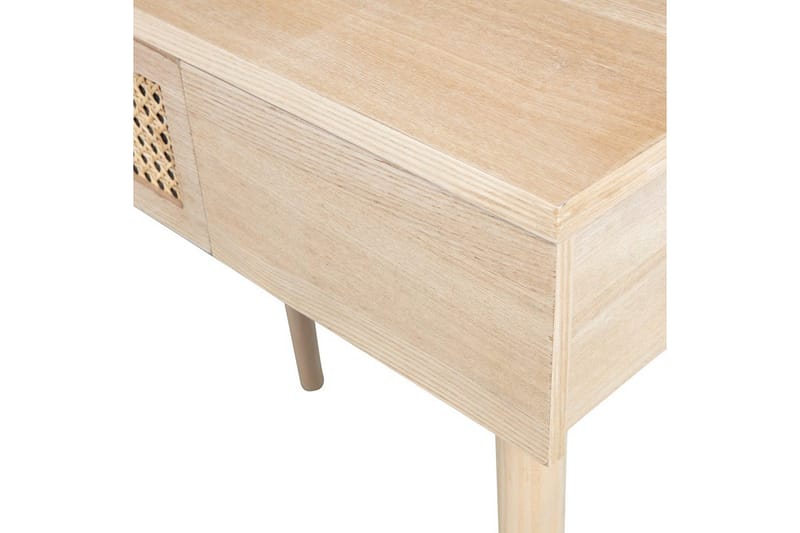 Soof Sminkbord med Spegel och Förvaring i Trä - Träfärgad - Möbler - Bord & matgrupp - Sminkbord & toalettbord