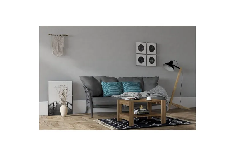 Sorin Soffbord 69,8 cm - Valnöt - Möbler - Bord & matgrupp - Soffbord