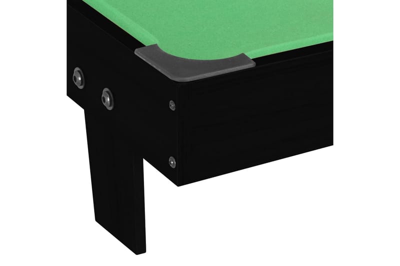 Biljardbord mini 3 feet 92x52x19 cm svart och grön - Svart - Spelbord - Biljardbord
