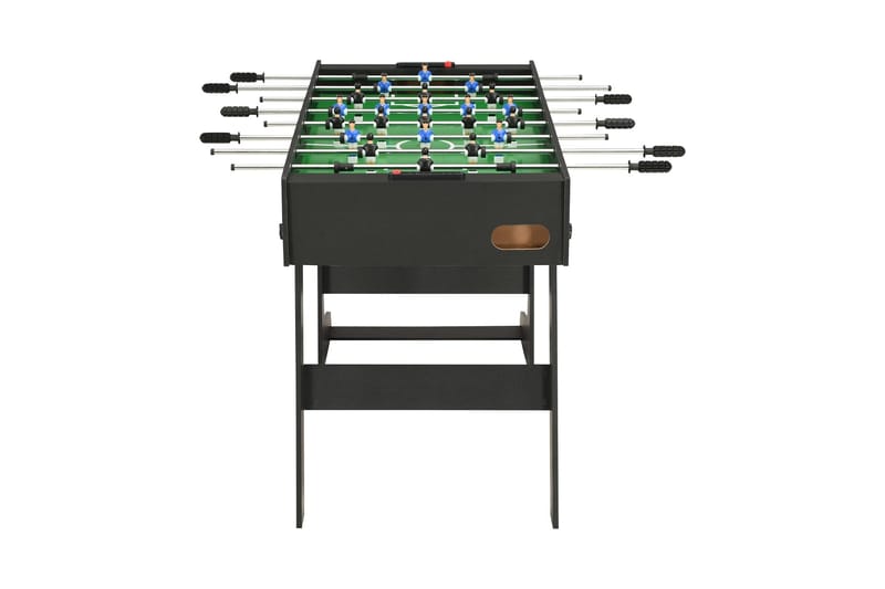 Fotbollsbord hopfällbart 121x61x80 cm svart - Svart - Spelbord - Fotbollsbord