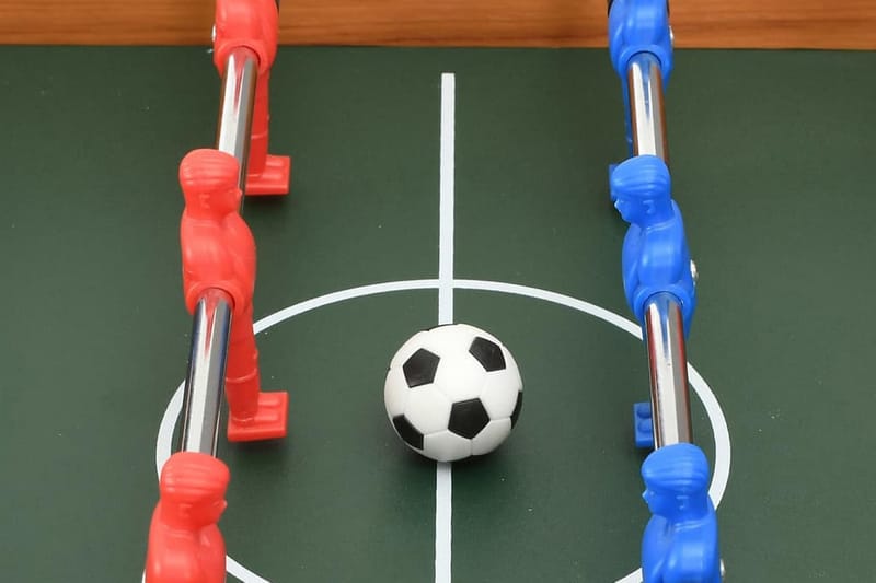 Fotbollsbord mini 69x37x62 cm lönn - Brun - Spelbord - Fotbollsbord