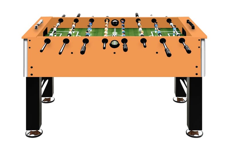 Fotbollsbord stål 60 kg 140x74,5x87,5 cm ljusbrun och svart - Svart - Spelbord - Fotbollsbord