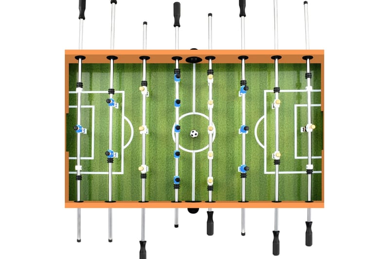 Fotbollsbord stål 60 kg 140x74,5x87,5 cm ljusbrun och svart - Svart - Spelbord - Fotbollsbord