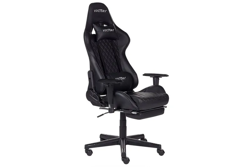 Gamingstol Victory Svart/Vit, Svart/Vit