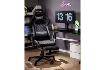 Gamingstol Victory Svart/Vit - Svart/Vit - Möbler - Bord & matgrupp - Spelbord