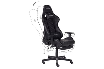 Gamingstol Victory Svart/Vit - Svart/Vit - Möbler - Bord & matgrupp - Spelbord