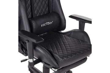 Gamingstol Victory Svart/Vit - Svart/Vit - Möbler - Bord & matgrupp - Spelbord