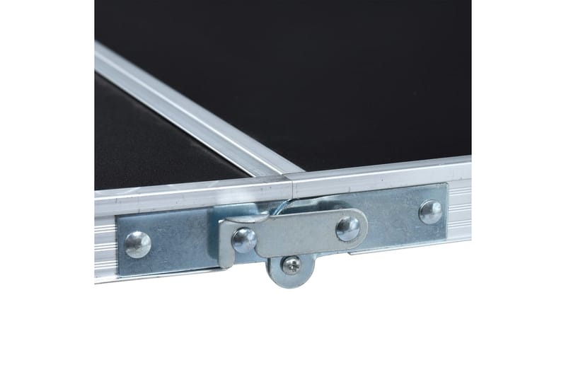 Hopfällbart beer pong bord med koppar och bollar 240 cm - Flerfärgad - Beer pong bord - Spelbord