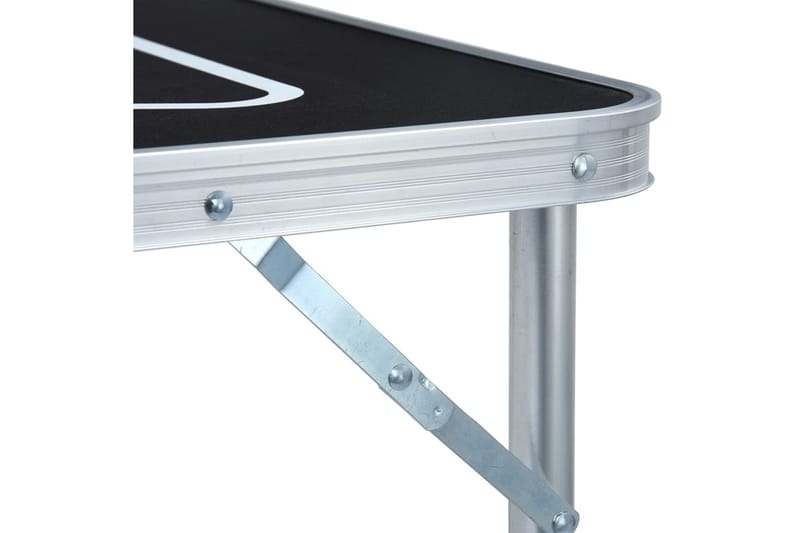 Hopfällbart beer pong bord med koppar och bollar 240 cm - Flerfärgad - Beer pong bord - Spelbord