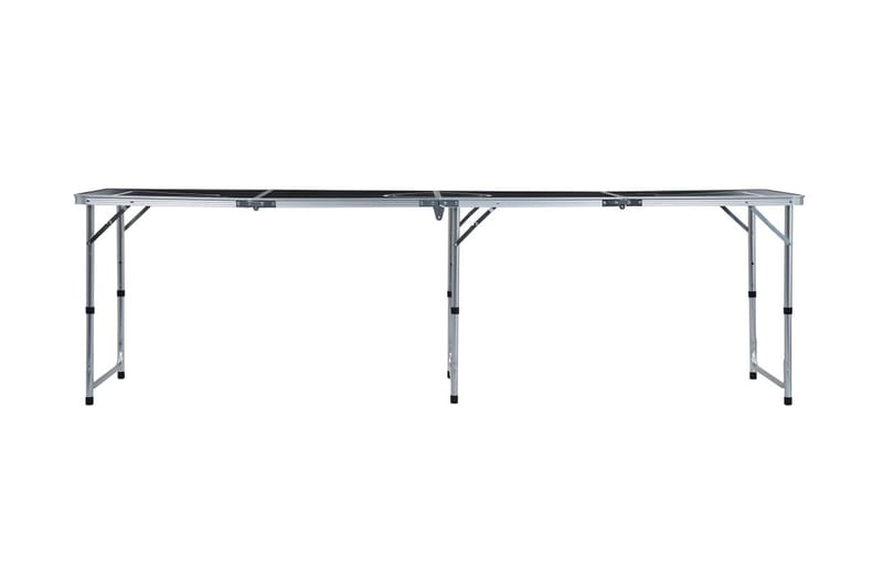 Hopfällbart beer pong bord med koppar och bollar 240 cm - Flerfärgad - Beer pong bord - Spelbord