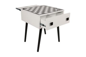 Schackbord Erner 50 cm - Vit/Svart - Möbler - Bord & matgrupp - Spelbord - Shackbord
