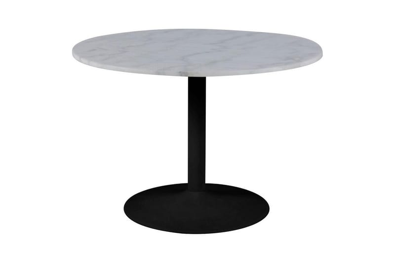 Stabby Matgrupp Rund 110 cm + 4 st Matstolar - Svart/Vit/Beige - Möbler - Bord & matgrupp - Matgrupp