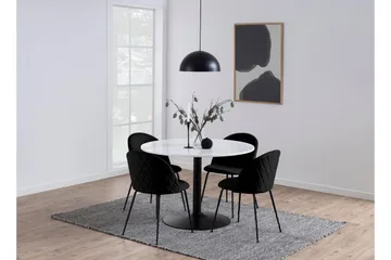 Stabby Runt Matbord 110 cm i Marmor - Vit - Möbler - Bord & matgrupp - Marmorbord