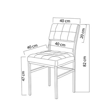 Stedum Matgrupp Bord + 4 Stolar 110 cm - Brun Och Svart - Möbler - Bord & matgrupp - Matgrupp