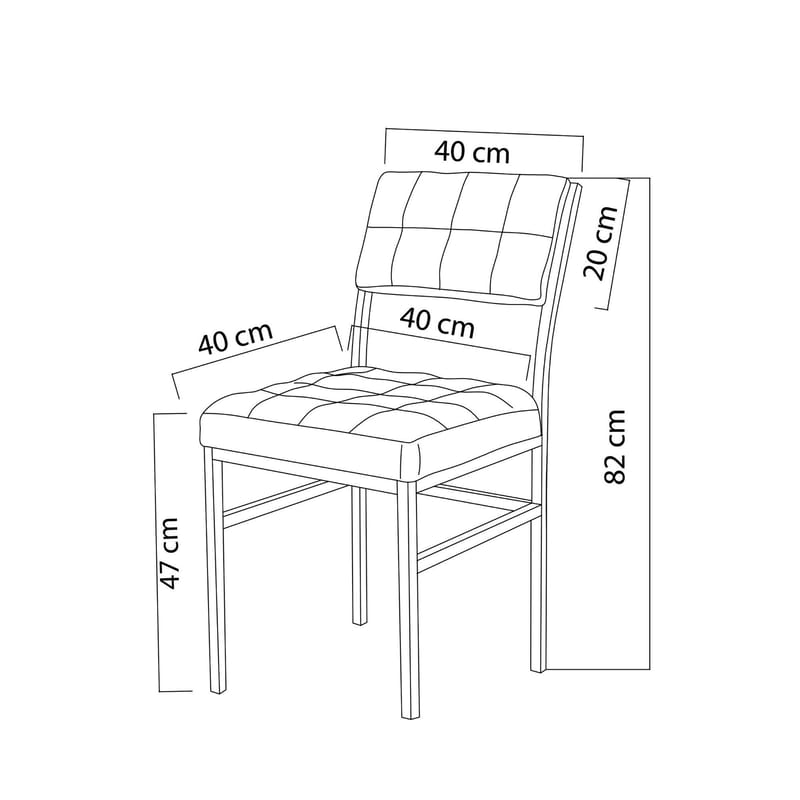 Stedum Matgrupp Bord 110 cm + 4 Stolar - Antracit Och Valnöt - Möbler - Bord & matgrupp - Matgrupp
