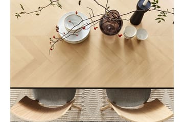 Stensville Matbord 90x90 cm - Ljusbrun/Svart - Möbler - Bord & matgrupp - Matbord & köksbord