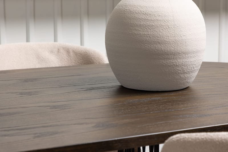 Stone Matbord 220x100x74 cm Oval med 4 Modesto Matstol - Möbler - Bord & matgrupp - Matgrupp