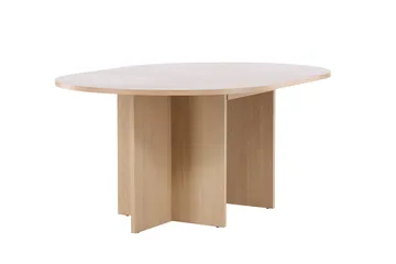 Strada Rektangulärt Matbord 120 cm med Trä- och Ekutseende - Whitewash - Möbler - Bord & matgrupp - Matbord & köksbord