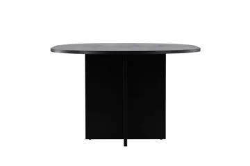 Strada Rektangulärt Matbord 120 cm med Trä- och Valnötsutseende - Svart - Möbler - Bord & matgrupp - Matbord & köksbord