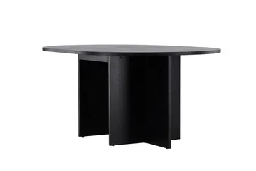 Strada Rektangulärt Matbord 120 cm med Trä- och Valnötsutseende - Svart - Möbler - Bord & matgrupp - Matbord & köksbord