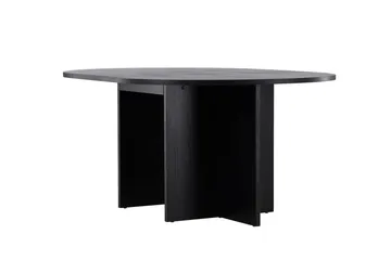 Strada Rektangulärt Matbord 120 cm med Trä- och Valnötsutseende - Svart - Möbler - Bord & matgrupp - Matbord & köksbord