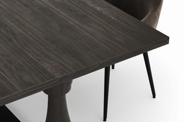 Suzon Matgrupp 200x100cm med 4 Alsarp Matstolar - Brun - Möbler - Bord & matgrupp - Matgrupp