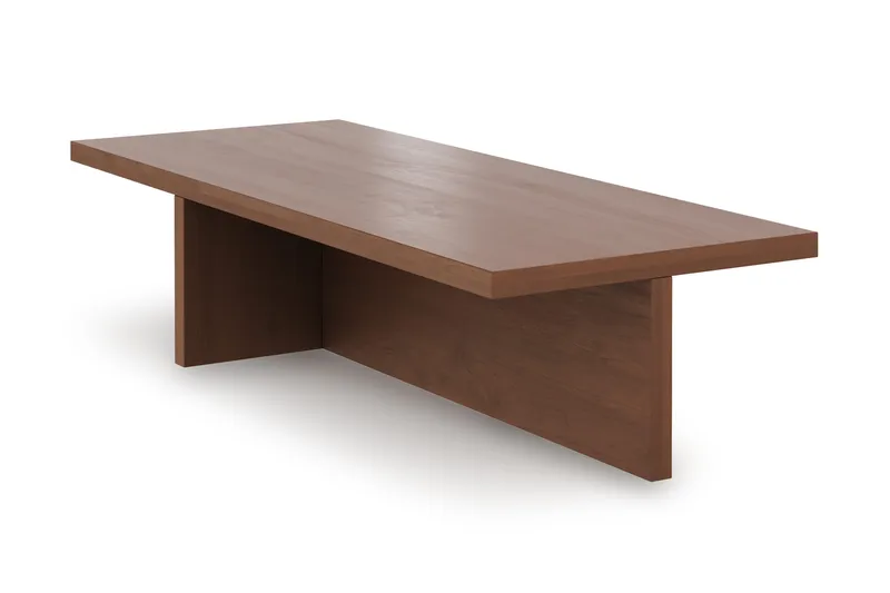 Töreboda Soffbord Rektangulärt 120 cm - Mörkbrun valnötsträ look - Möbler - Bord & matgrupp - Soffbord