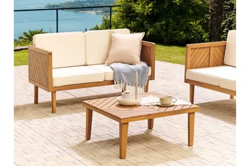 Taviano Soffbord 70x70 cm Kvadratisk - Ljusbrun - Möbler - Bord & matgrupp - Soffbord