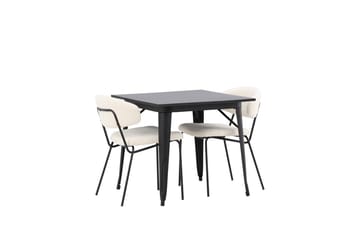 Tempe Matbord 80 cm med 2 Chico Matstol - Möbler - Bord & matgrupp - Matgrupp