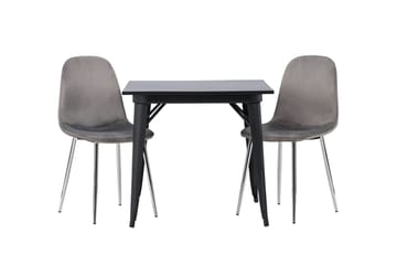 Tempe Matbord 80 cm med 2 Eva Matstol - Möbler - Bord & matgrupp - Matgrupp