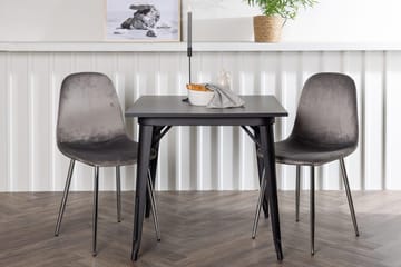 Tempe Matbord 80 cm med 2 Eva Matstol - Möbler - Bord & matgrupp - Matgrupp