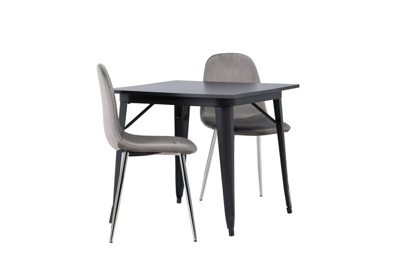 Tempe Matbord 80 cm med 2 Eva Matstol - Möbler - Bord & matgrupp - Matgrupp