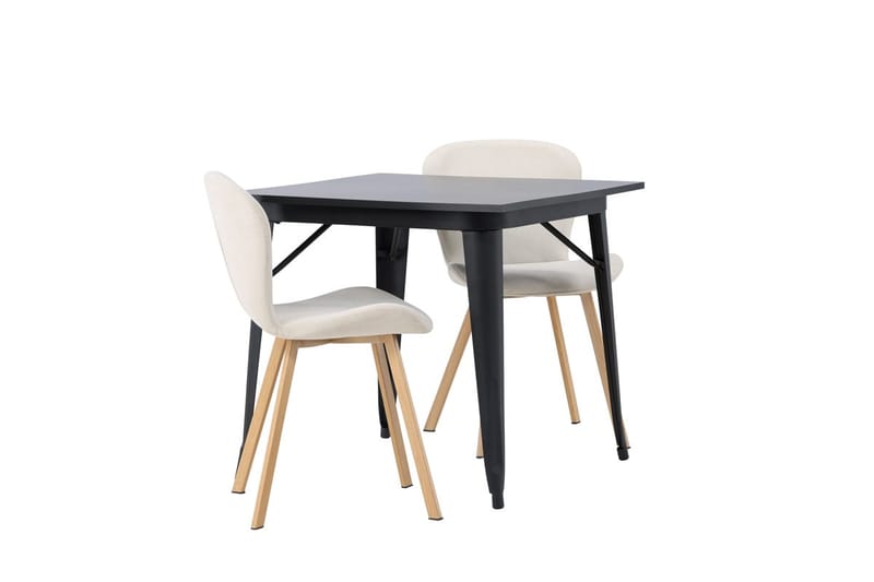 Tempe Matbord 80 cm med 2 Lilja Matstol - Möbler - Bord & matgrupp - Matgrupp