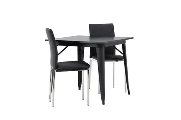 Tempe Matbord 80 cm med 2 Lily Matstol - Möbler - Bord & matgrupp - Matgrupp