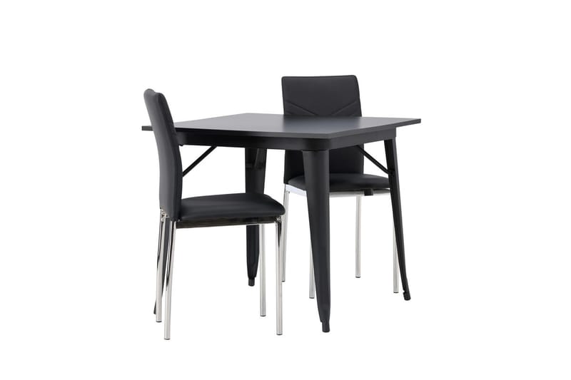 Tempe Matbord 80 cm med 2 Lily Matstol - Möbler - Bord & matgrupp - Matgrupp