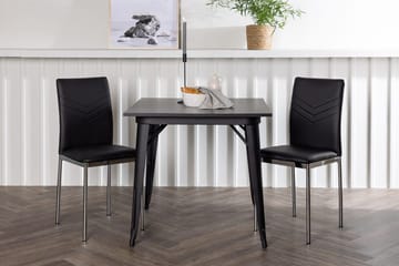 Tempe Matbord 80 cm med 2 Lily Matstol - Möbler - Bord & matgrupp - Matgrupp