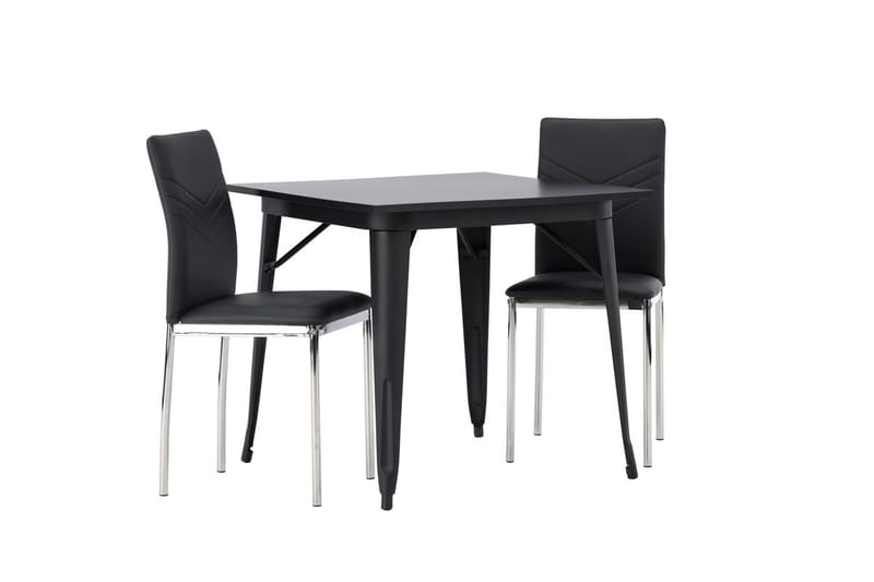 Tempe Matbord 80 cm med 2 Lily Matstol - Möbler - Bord & matgrupp - Matgrupp