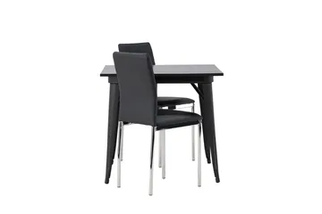 Tempe Matbord 80 cm med 2 Lily Matstol - Möbler - Bord & matgrupp - Matgrupp