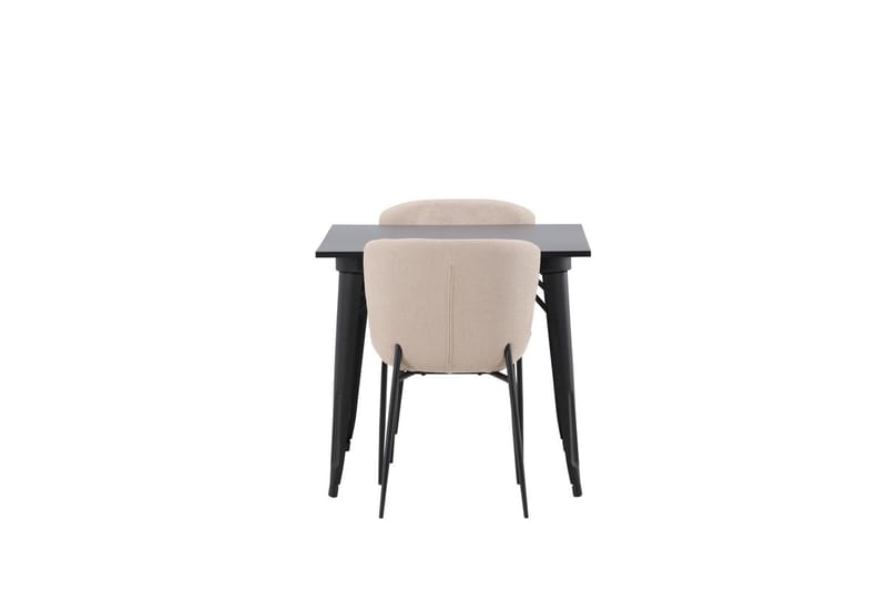 Tempe Matbord 80 cm med 2 Modesto Matstol