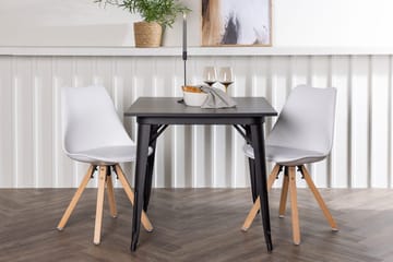 Tempe Matbord 80 cm med 2 Zeno Matstol - Möbler - Bord & matgrupp - Matgrupp