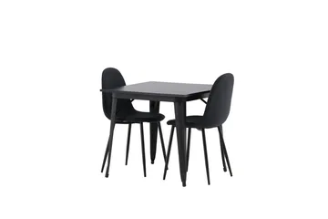 Tempe Matbord 80 cm med 2 Polar Matstol - Möbler - Bord & matgrupp - Matgrupp