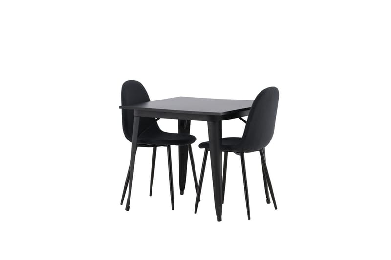 Tempe Matbord 80 cm med 2 Polar Matstol - Möbler - Bord & matgrupp - Matgrupp