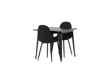 Tempe Matbord 80 cm med 2 Polar Matstol - Möbler - Bord & matgrupp - Matgrupp
