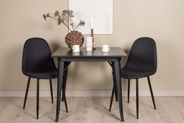 Tempe Matbord 80 cm med 2 Polar Matstol - Möbler - Bord & matgrupp - Matgrupp
